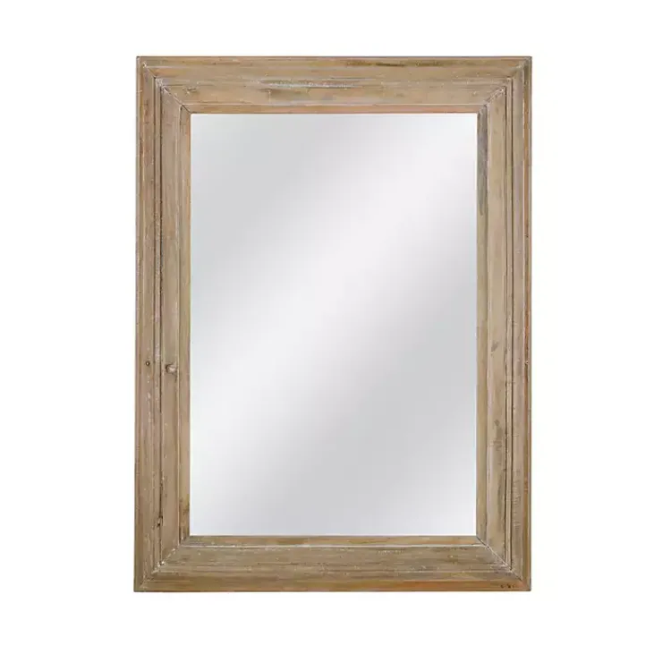 Kirklands Home Rustic Mango Wood Mirror New