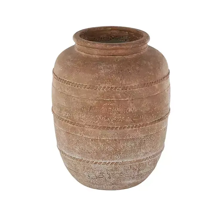 Vases>Kirklands Home Rustic Mediterranean Floor Vase Brown