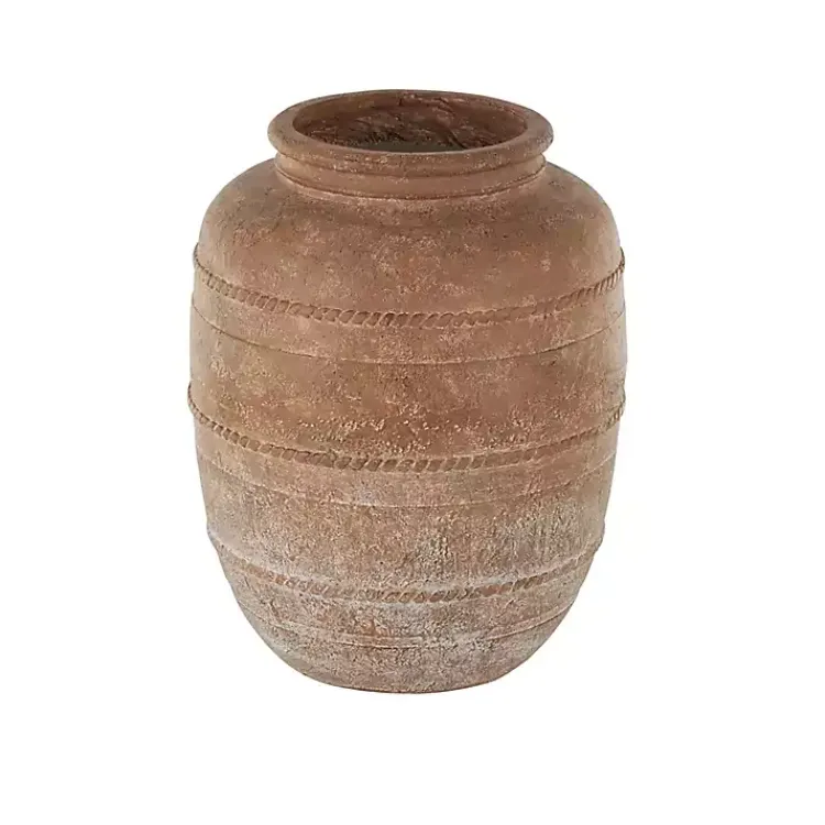 Vases>Kirklands Home Rustic Mediterranean Floor Vase Brown