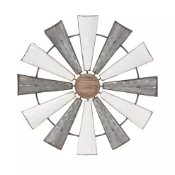 Kirklands Home Rustic Metal Windmill Wall Plaque Best