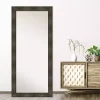Kirklands Home Rustic Rail Charred Framed Mirror Best