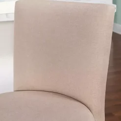 Kirklands Home Rustic Taupe Upholstered Swivel Counter Stool Tan Sale