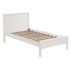 Kirklands Home Rustic White Pine Panel Twin Bed Frame Online