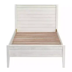 Kirklands Home Rustic White Pine Panel Twin Bed Frame Online
