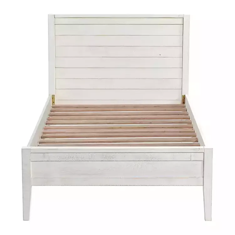 Kirklands Home Rustic White Pine Panel Twin Bed Frame Online