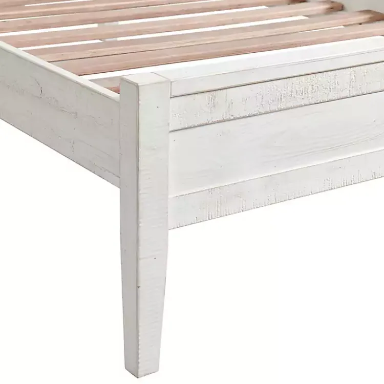 Kirklands Home Rustic White Pine Panel Twin Bed Frame Online
