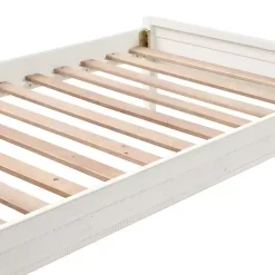 Kirklands Home Rustic White Pine Panel Twin Bed Frame Online