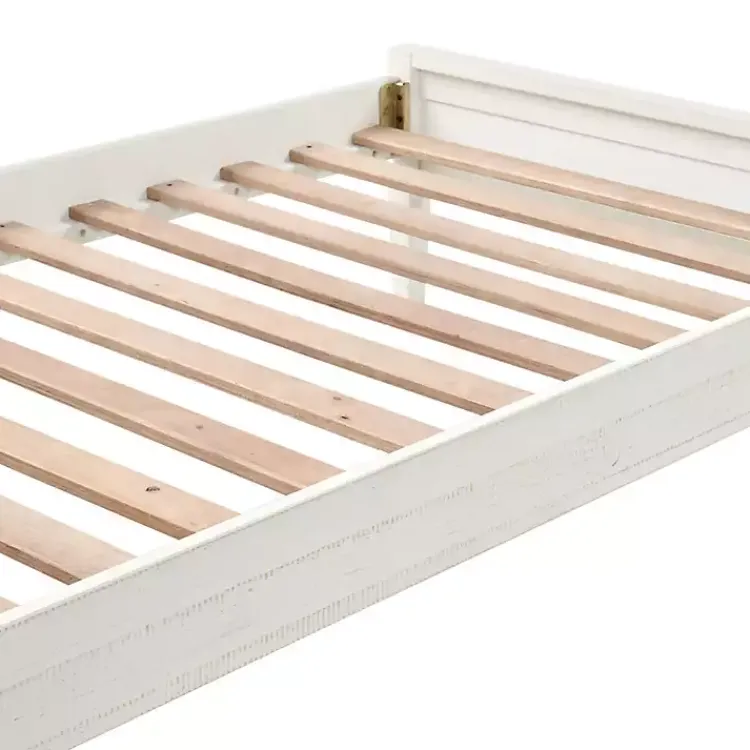 Kirklands Home Rustic White Pine Panel Twin Bed Frame Online