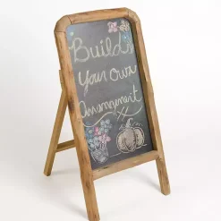 Memo & Chalkboards>Kirklands Home Rustic Wood Easel Chalkboard