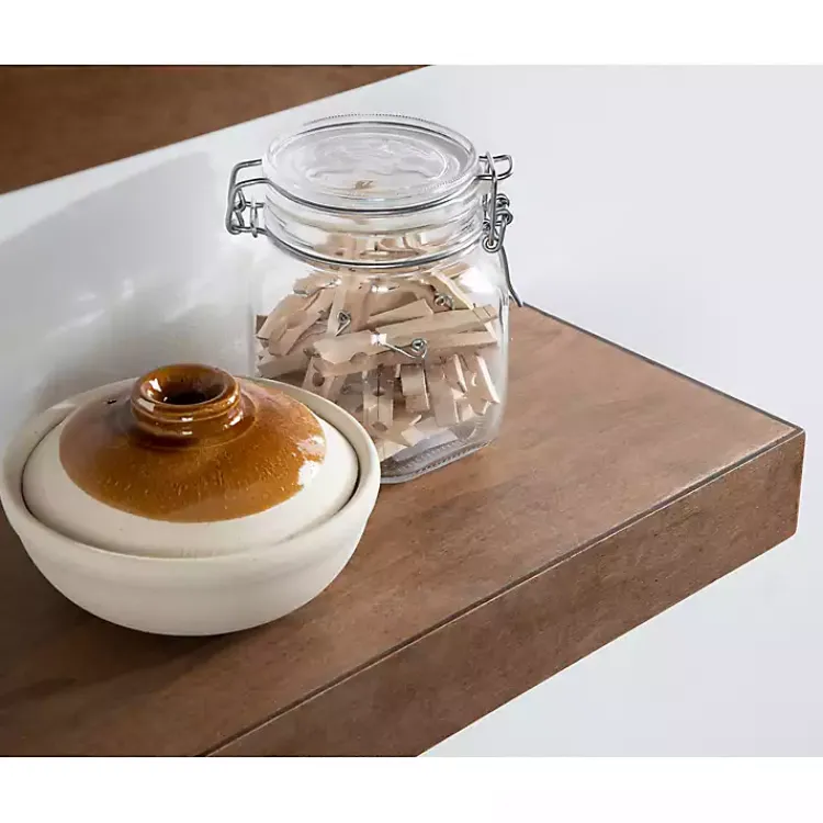 Kirklands Home Rustic Wood 2-pc. Floating Shelves, 18 in. Best