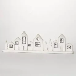 Christmas Decorations>Kirklands Home Rustic Wooden Tabletop Christmas Village