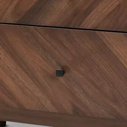 Kirklands Home Sabrina Walnut Wood 3-Drawer Chest Sale