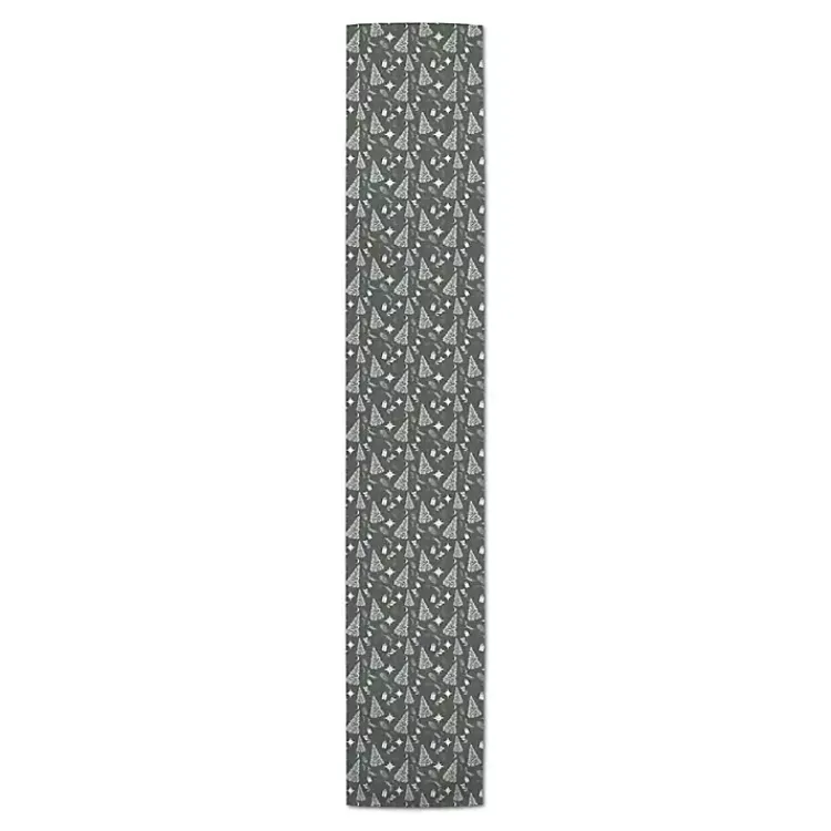 Kirklands Home Sage Christmas Trees Table Runner Sale
