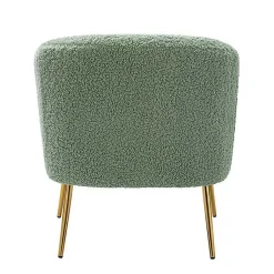 Kirklands Home Sage Contemporary Barrel Accent Chair Green Outlet