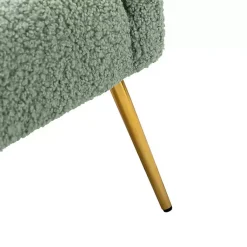 Kirklands Home Sage Contemporary Barrel Accent Chair Green Outlet