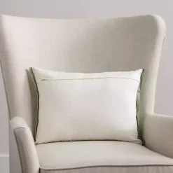 Pillows>Kirklands Home Sage Embroidered Medallion Lumbar Pillow Green