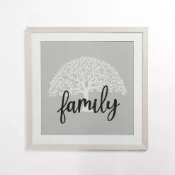 Kirklands Home Sage Family Tree Framed Wall Plaque Sale
