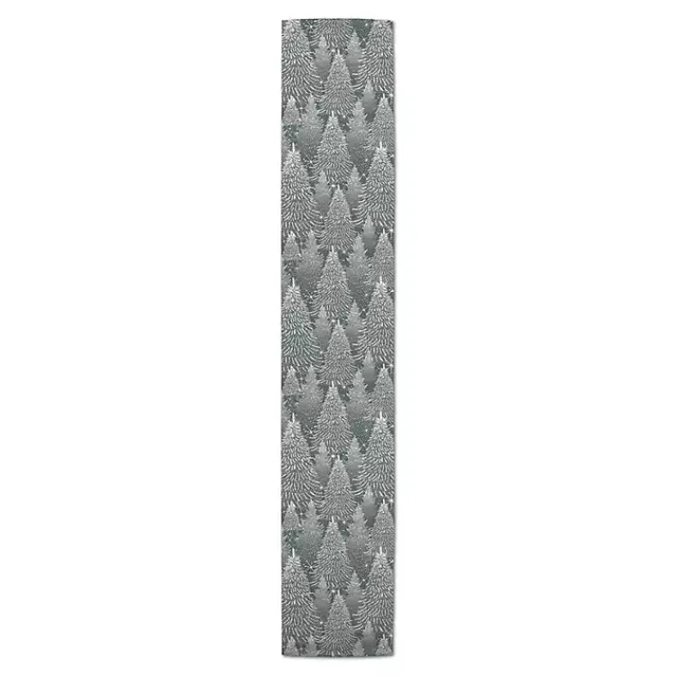 Kirklands Home Sage Forest Winter Twill Table Runner, 72 in. Hot
