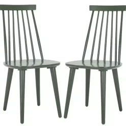 Kirklands Home Sage Burris Dining Chairs, Set of 2 Green Hot