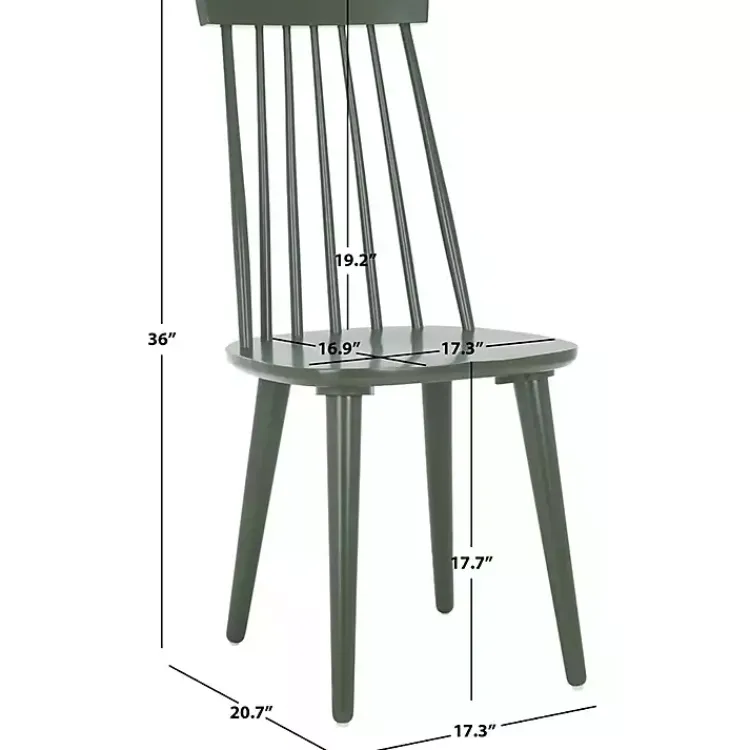 Kirklands Home Sage Burris Dining Chairs, Set of 2 Green Hot