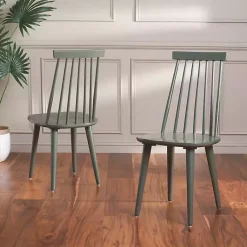 Kirklands Home Sage Burris Dining Chairs, Set of 2 Green Hot