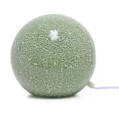 Kirklands Home Sage Mosaic Ball Table Lamp Green New