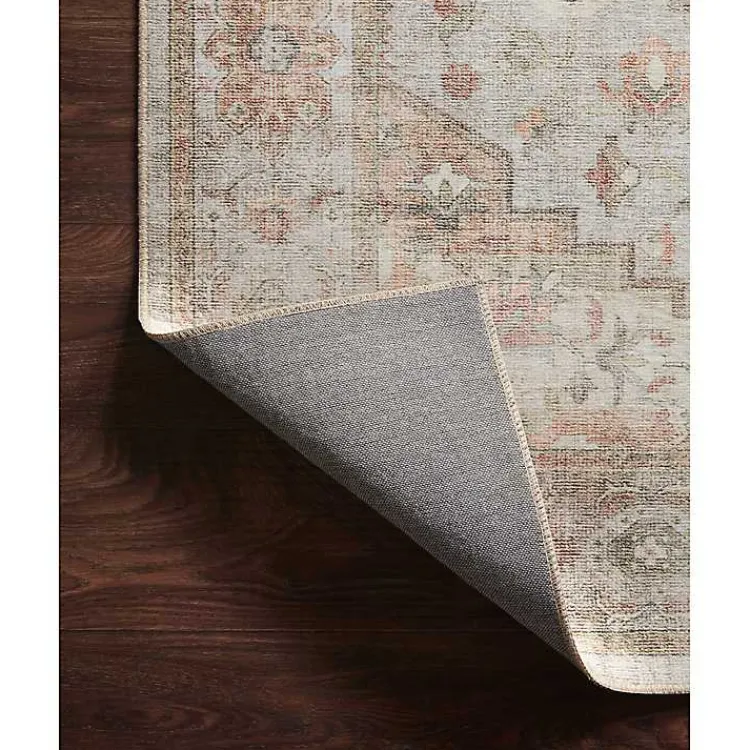 Kirklands Home Sage Medallion Area Rug, 7x9 New