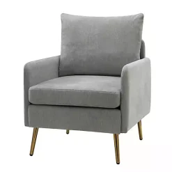 Kirklands Home Sage Penny Upholstered Accent Chair Green Hot