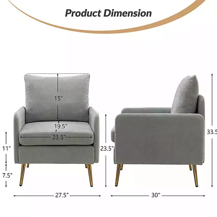 Kirklands Home Sage Penny Upholstered Accent Chair Green Hot