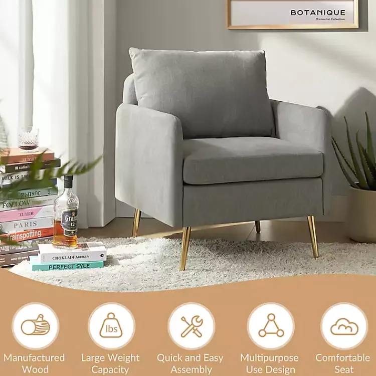 Kirklands Home Sage Penny Upholstered Accent Chair Green Hot