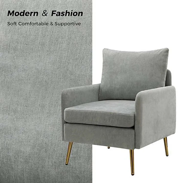 Kirklands Home Sage Penny Upholstered Accent Chair Green Hot
