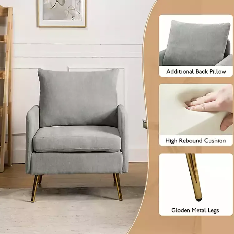 Kirklands Home Sage Penny Upholstered Accent Chair Green Hot