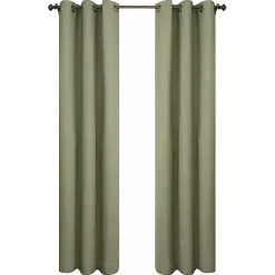 Kirklands Home Sage Room Darkening Curtain Panel Set, 63 in. Green