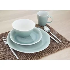 Kirklands Home Sage Sand 16-pc. Dinnerware Set Green Sale