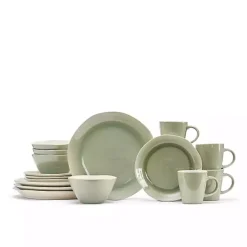 Kirklands Home Sage Sand 16-pc. Dinnerware Set Green Sale