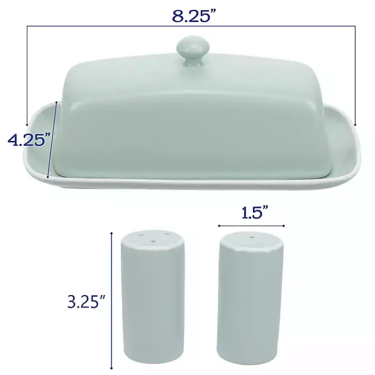 Kirklands Home Sage Stoneware 7-pc. Kitchen Accessories Set Green Sale