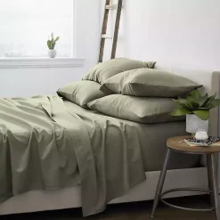 Kirklands Home Sage Ultra Soft 6-pc. California King Sheet Set Green New