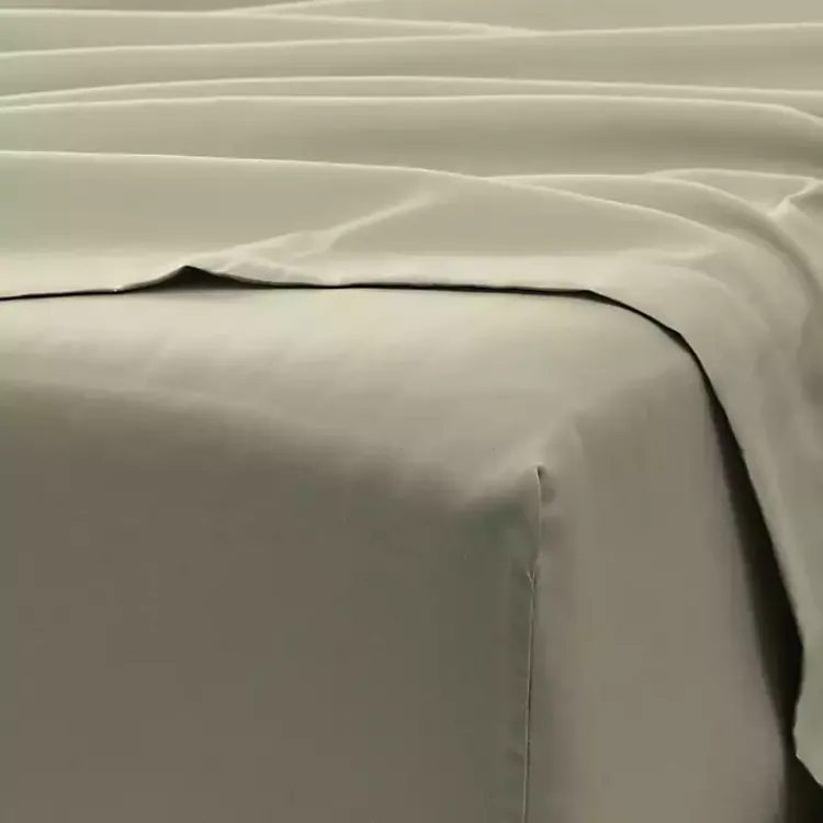 Kirklands Home Sage Ultra Soft 6-pc. King Sheet Set Green New
