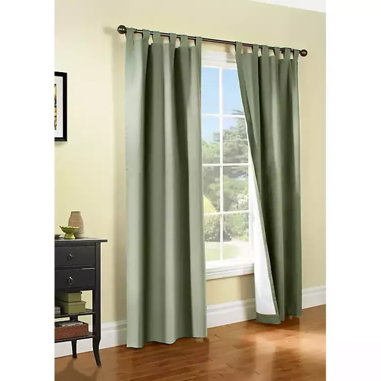 Kirklands Home Sage Weathermate Blackout Curtain Panel, 54 in. Green