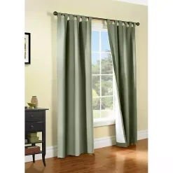 Kirklands Home Sage Weathermate Blackout Curtain Panel, 84 in. Green Clearance