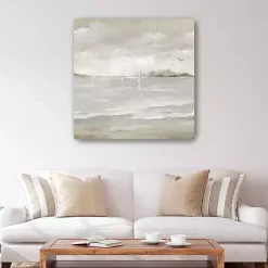 Kirklands Home Sail Away II Giclee Canvas Art Print, 40x40 in. Tan Clearance