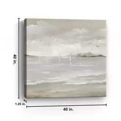 Kirklands Home Sail Away II Giclee Canvas Art Print, 40x40 in. Tan Clearance