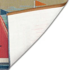 Kirklands Home Sailboat Dogs Indoor/Outdoor Accent Rug Outlet