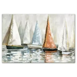 Kirklands Home Sailboat Dreams Canvas Art Print New