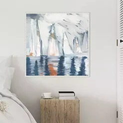 Kirklands Home Sailboats in the Mist Framed Canvas Art Print Online
