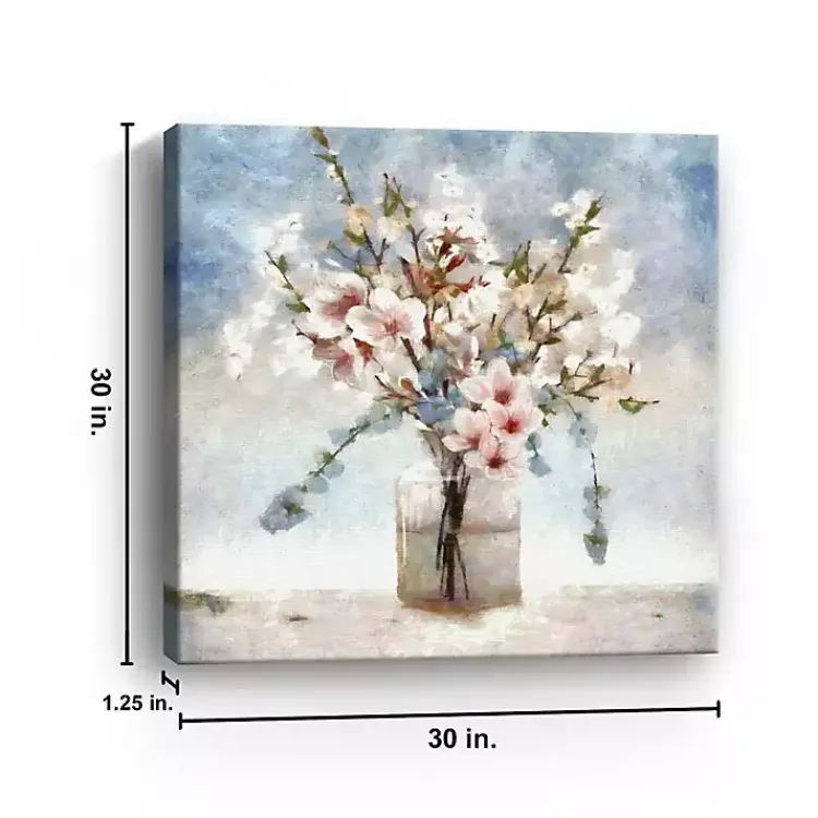 Kirklands Home Sakura Jar Canvas Art Print, 30x30 in. Best