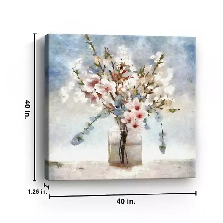 Kirklands Home Sakura Jar Canvas Art Print, 40x40 in. Outlet