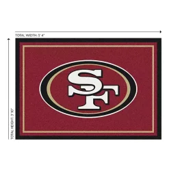 Kirklands Home San Francisco 49ers Area Rug, 4x6 Red Online