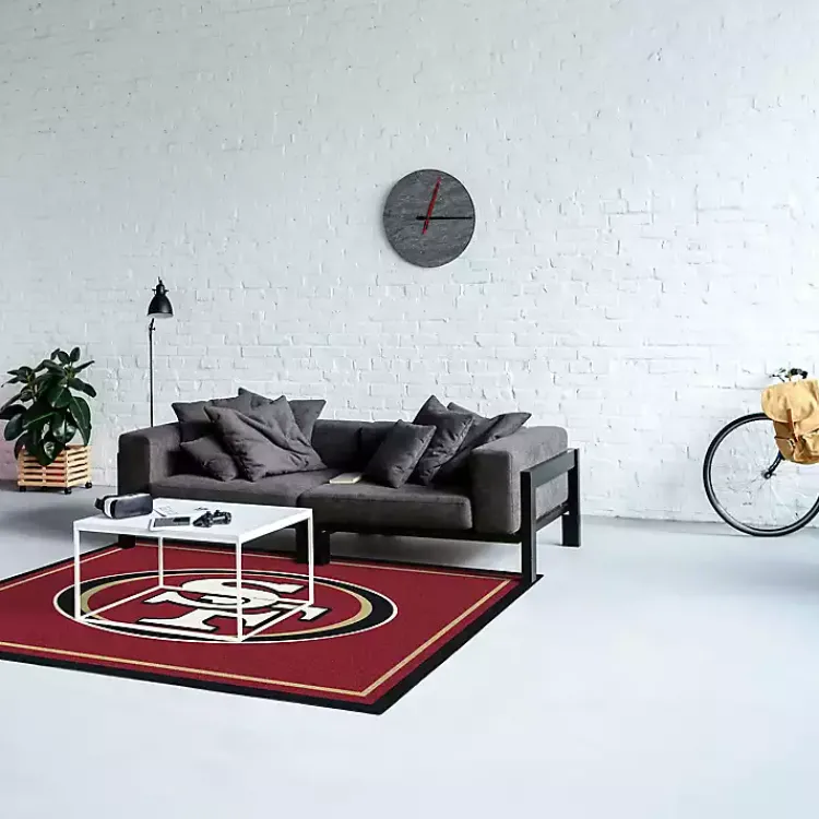 Kirklands Home San Francisco 49ers Area Rug, 4x6 Red Online