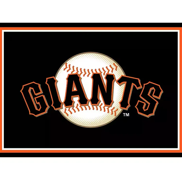 Kirklands Home San Francisco Giants Spirit Rug, 3x4 Black